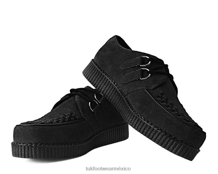mx T.U.K. Footwear mujer creeper bajo viva de gamuza sintética negro 6ZJ4Z68 calzado
