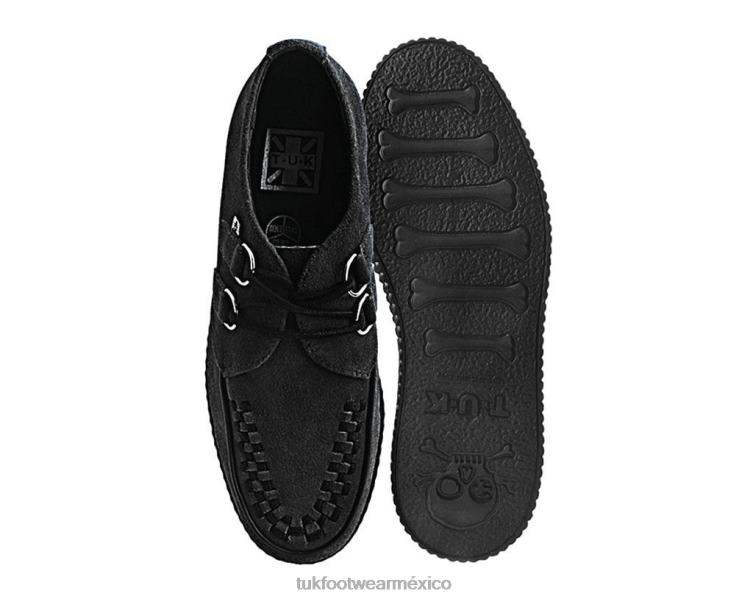 mx T.U.K. Footwear mujer creeper bajo viva de gamuza sintética negro 6ZJ4Z68 calzado