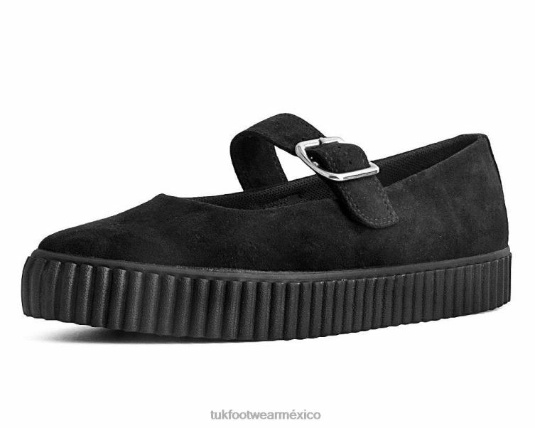 mx T.U.K. Footwear mujer mary jane ezc puntiagudo negro 6ZJ4Z148 calzado