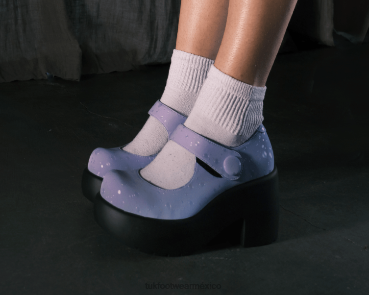 mx T.U.K. Footwear mujer merceditas burbuja gota de agua púrpura 6ZJ4Z88 calzado